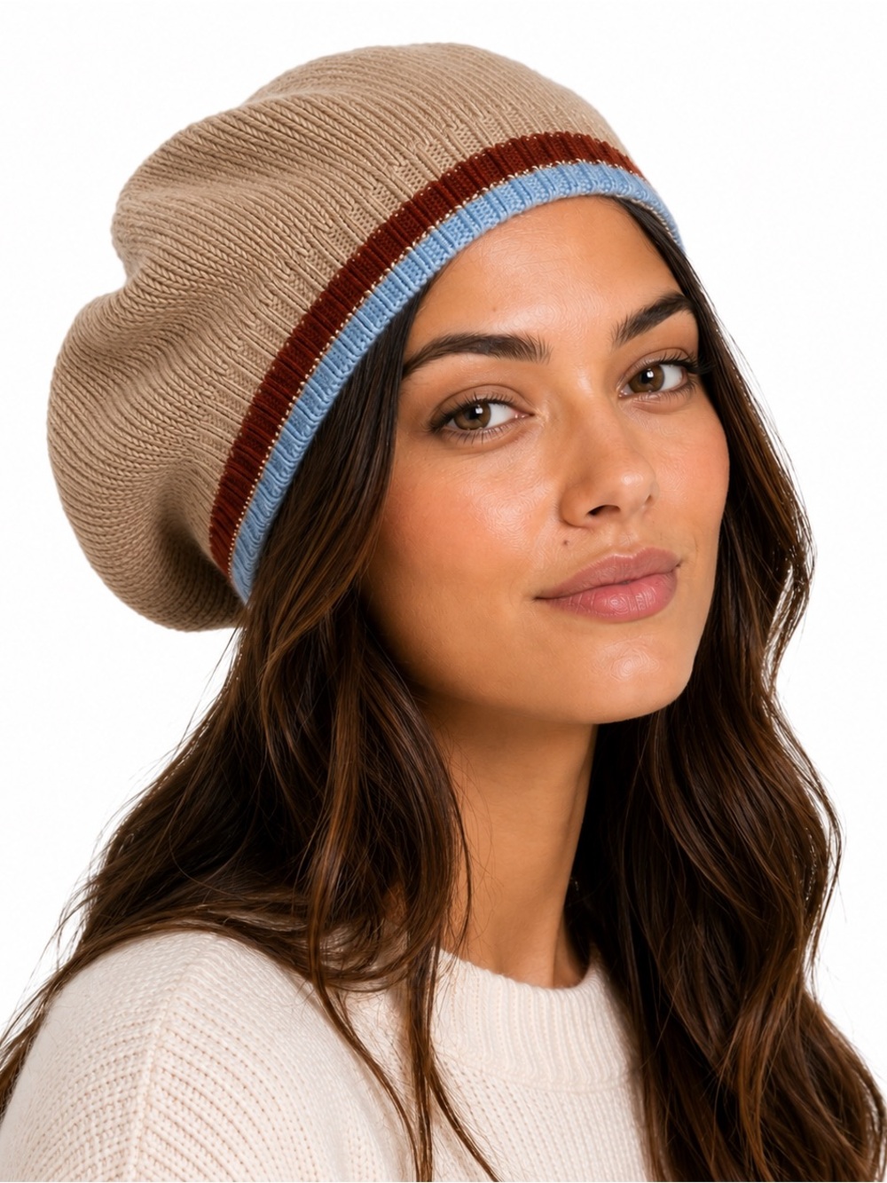 A New Day Slouchy Knit Beret 🤍✨